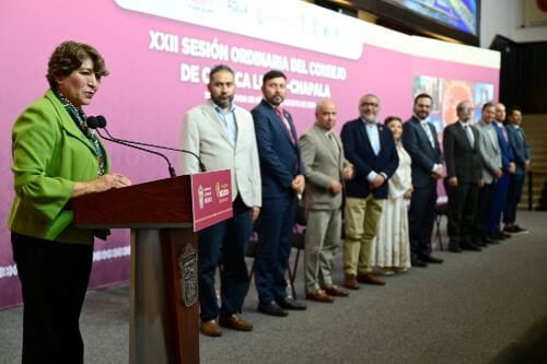 Inaugura gobernadora Delfina Gómez, XXII Sesión del Consejo de Cuenca Lerma-Chapala